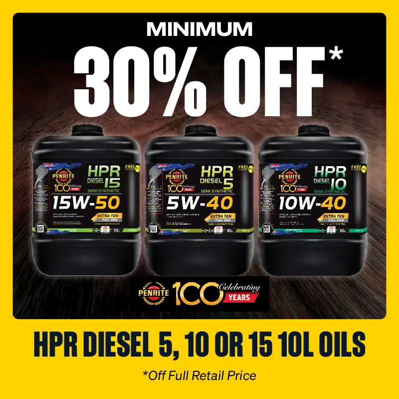 Minimum 30% OFF selected HPR 5, 10 or 15 10L Oils