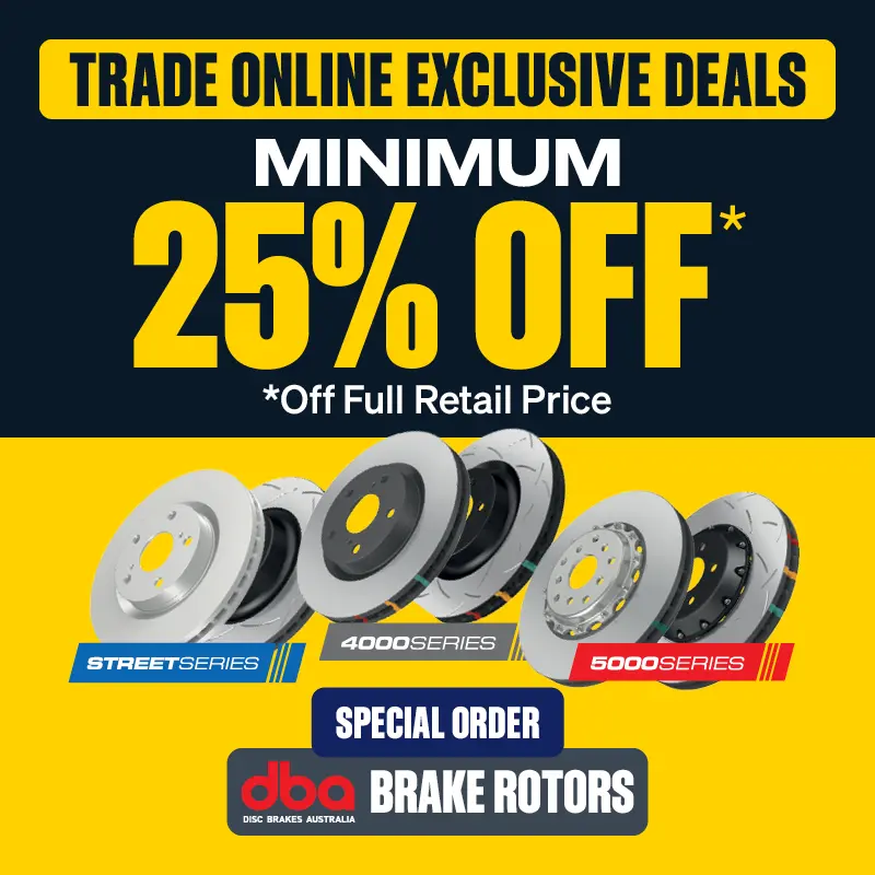 Trade Online Exclusive Deals - Minimum 30% OFF DBA Brake Rotors