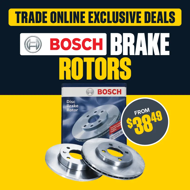 Trade Online Exclusive - Bosch Brake Rotors from $38.49