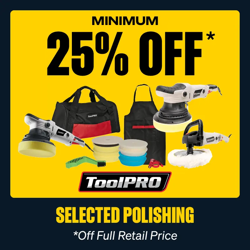 Minimum 25% OFF Selected ToolPRO Polishing