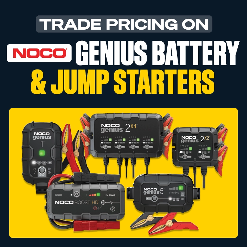 Trade Pricing on Noco Genius Battery & Jump Starters