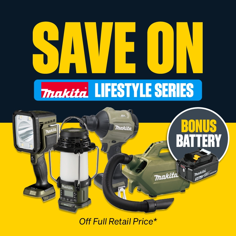 Makita Lifestyle Series - Bonus Battery offer