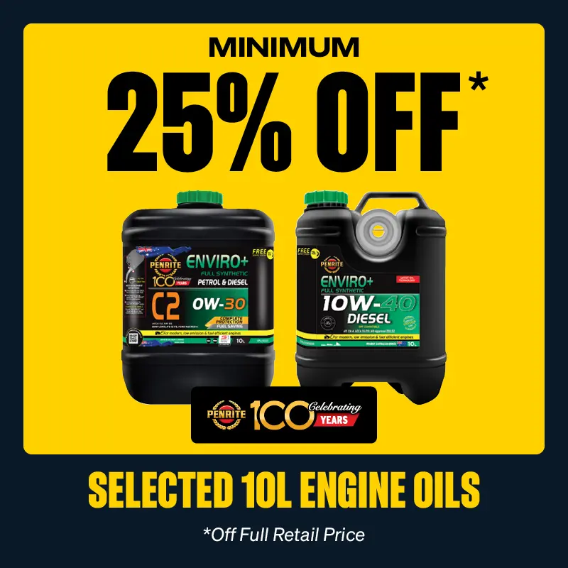 Minimum 25% OFF Select Penrite 10L Engine Oils