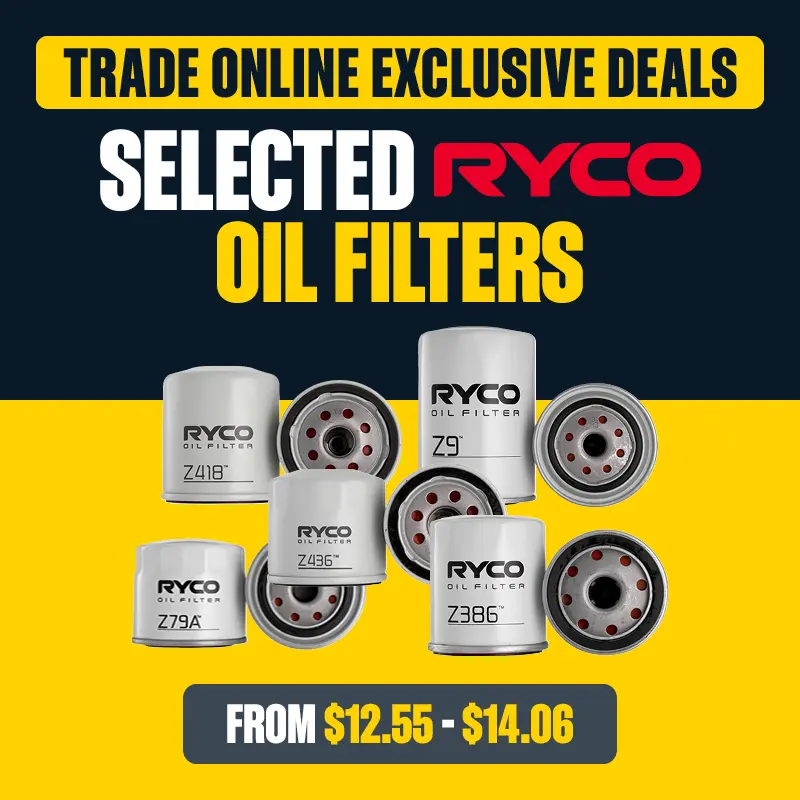 Trade Online Exclusive - Selected Ryco Oil Filters