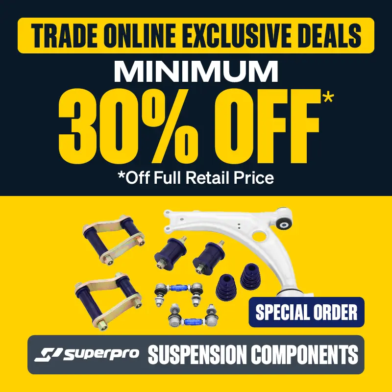 Trade Online Exclusive - Minimum 30% OFF SuperPRO Suspension Components